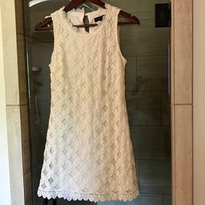White embroidered dress